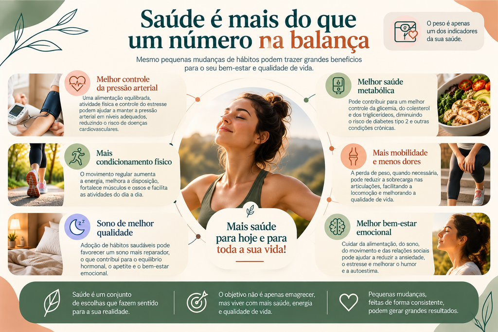 Saúde é mais do que um número na balança
